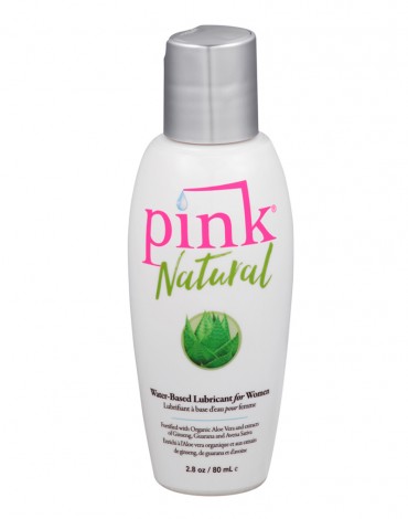 Pink - Natural - Lubricante a base de agua - 80 ml