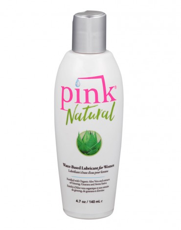 Pink - Natural - Gleitmittel auf Wasserbasis - 140 ml