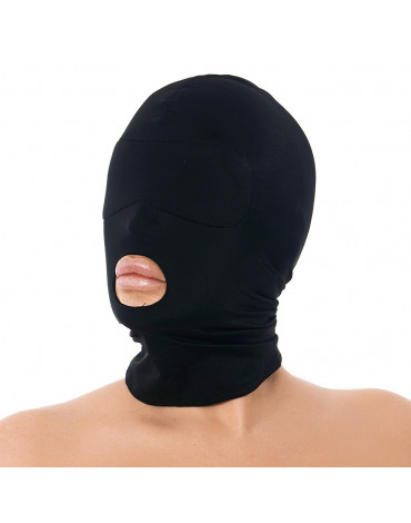 Rimba - Kopfmaske aus Stretchstoff mit Mund offen