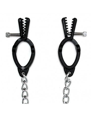 Rimba - Nipple clamps plastic with chain
