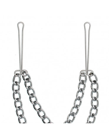 Rimba - Nipple clamps with double chain