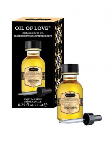 Kamasutra - Oil of Love - Körperöl zum Küssen - Vanilla Crème - 22 ml