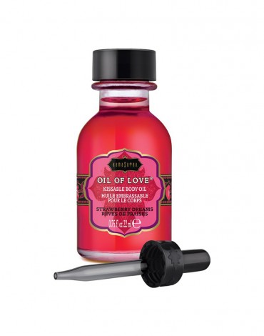 Kama Sutra - Oil of Love - Huile pour le corps Kissable - Strawberry Dreams - 22 ml