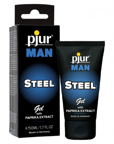 pjur - Man Steel Gel - Gel de masaje - 50 ml