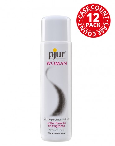 pjur - Mujer - Lubricante a base de silicona - 100 ml (12 piezas)