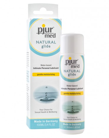pjur - Med Natural Glide - Lubrifiant à base d'eau - 100 ml