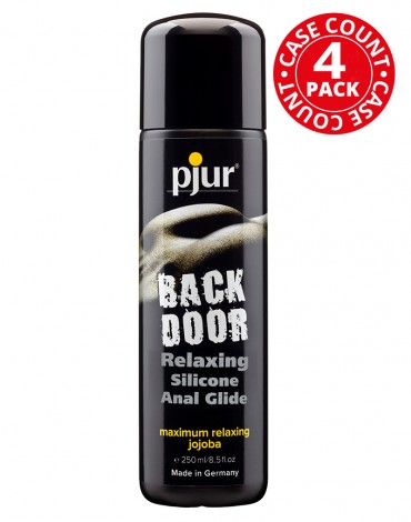 pjur - Back Door Relaxing - Lubricante a base de silicona - 250 ml (4 piezas)