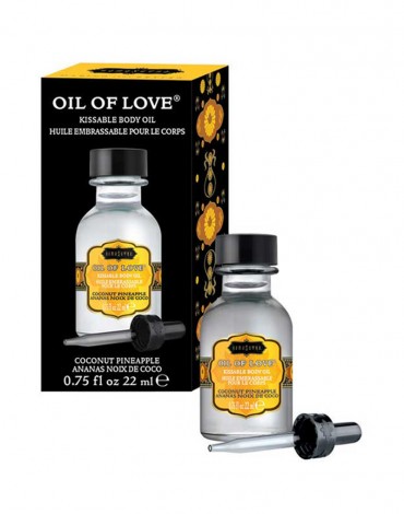 Kamasutra - Oil of Love - Körperöl zum Küssen - Coconut Pineapple - 22 ml