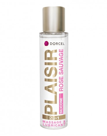 Dorcel - Plaisir Rose Sauvage - Aceite de masaje 2 en 1 y lubricante de silicona - 100 ml