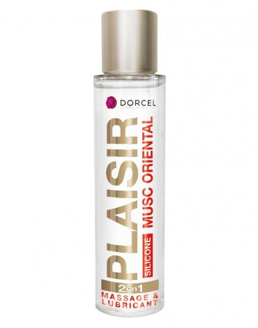 Dorcel - Plaisir Musc Oriental - Aceite de masaje 2 en 1 y lubricante de silicona - 100 ml