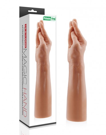 LoveToy - King-Sized Realistic Magic Hand 13.5" / 34 cm - Extreme Fist Dildo - Nude