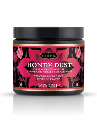Kama Sutra - Honey Dust Body Talc - Strawberry Kiss (Erdbeere)