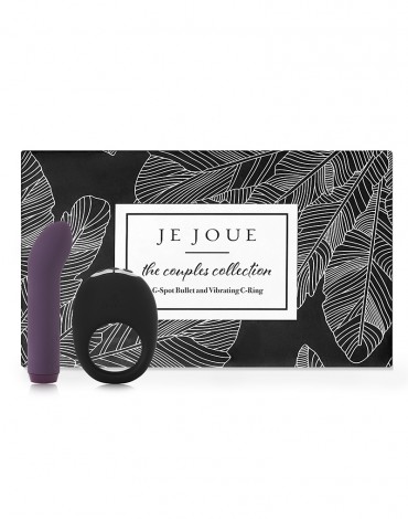 Je Joue - Mio & Bullet Couples Collection - Set of Cock Ring & Bullet Vibrator - Black & Purple