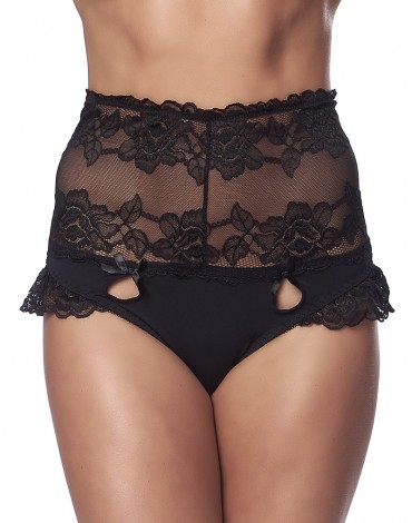 Amorable by Rimba - Slip mit hoher Taille - Schwarz