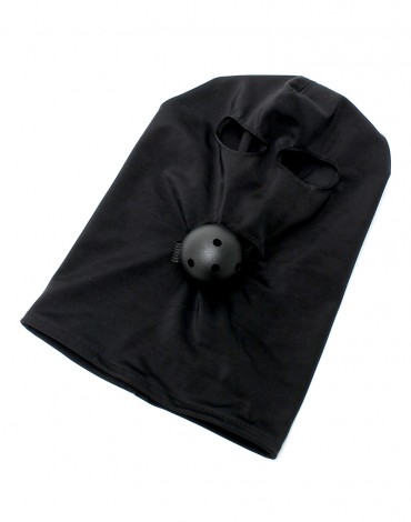 Rimba - Spandex hood with ball gag Ø 45 mm