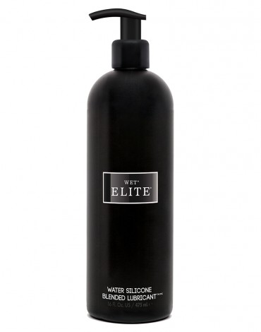 WET - Elite Black Water Silicone Blend 475ml. with Pump