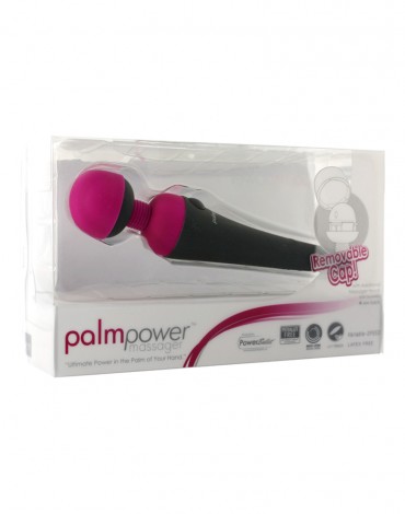 PalmPower - PalmPower Wand Massager - Grijs & Roze