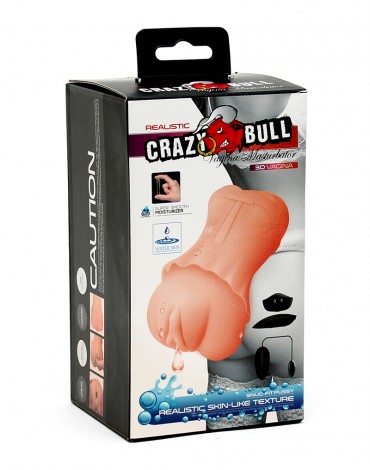 Crazy Bull - Soft Vagina Masturbator with vibration