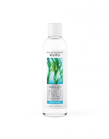 Mixgliss - NU Algue - Gel de massage 2 en 1 et lubrifiant à base d'eau - 150 ml