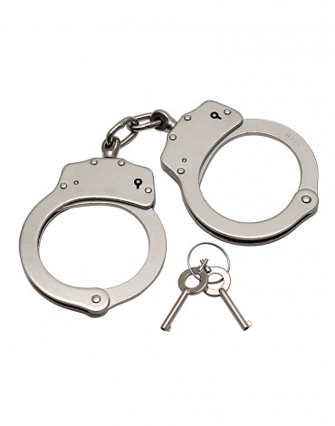 Rimba - Metal police hand-cuffs, extra heavy