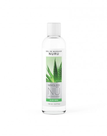 Mixgliss - NU Aloe Vera - Gel de masaje 2 en 1 y lubricante a base de agua - 150 ml