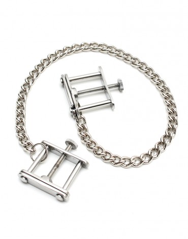 Rimba - Adjustable nipple clamps with chain
