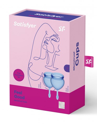 Satisfyer Feel Good Menstrual Cup (Dark Blue)
