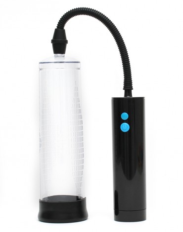 Rimba Toys - P-Pump PP02 - Penisvergroter met Oplaadbare Afstandsbediening - Zwart
