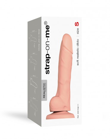 Strap-On-Me - Soft Realistic Dildo Size S - Nude