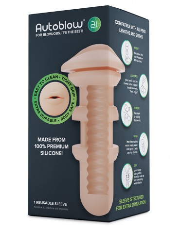 Autoblow - Mouth Sleeve for Autoblow AI+- Nude