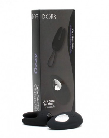 Dorr - Ozzy - Rabbit Egg Vibrator + Lay-on Vibrator - Black