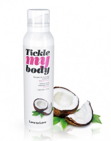 Love to Love - Tickle My Body - Massage Foam - Coconut - 150 ml