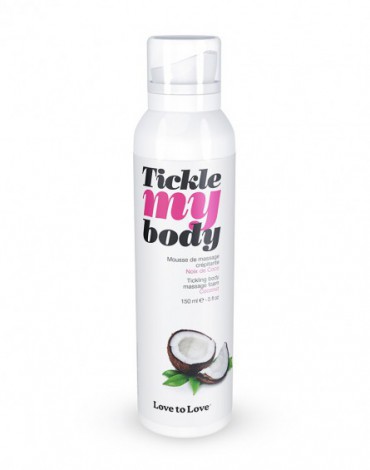 Love to Love - Tickle My Body - Mousse de massage - Noix de coco - 150 ml