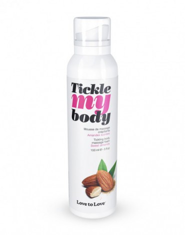 Love to Love - Tickle My Body - Massage Schuim - Gesuikerde Amandel - 150 ml