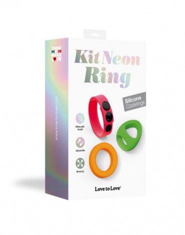 Love to Love - Neon Ring Kit - Set van 3 Cockrings