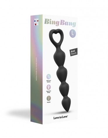 Love to Love - Bing Bang Größe L - Analkugeln - Schwarz