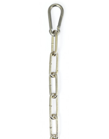 Rimba - Chain. welded. with 2 carabine hooks 400 cm.