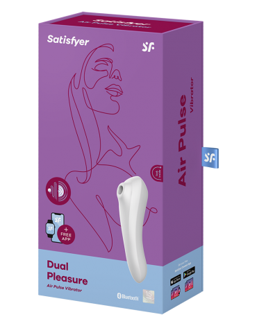 Satisfyer Dual Pleasure White / incl. Bluetooth and App