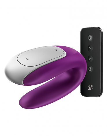 Satisfyer - Double Fun - Luxe Couple Vibrator - Purple