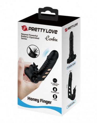 Pretty Love - Corbin - Finger Vibrator - Black