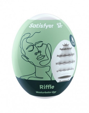 Satisfyer - Masturbator Egg Single-Use - Riffle