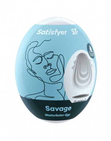 Satisfyer - Masturbator Egg Single-Use - Savage