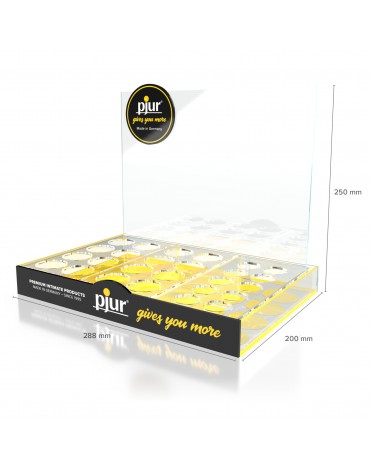 pjur - Acrylic Display for 24 bottles - Transparent