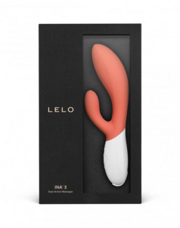 LELO - Ina 3 - Rabbit Vibrator - Coral