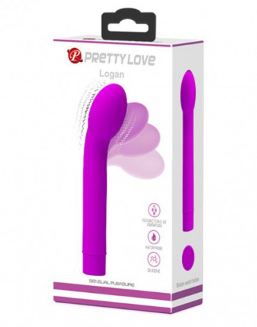 Pretty Love - Logan - Bendable G-Spot Vibrator - Pink