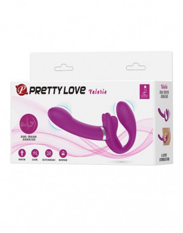 Pretty Love - Valerie - Strap-on Vibrator - Pink