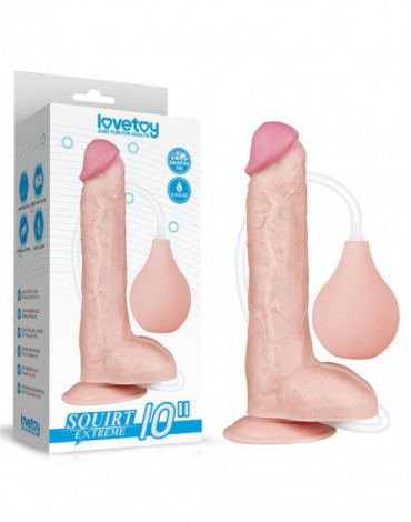 Love Toy - Squirt Extreme Dildo 25 cm - Nude