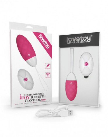 LoveToy - iJoy 1 - Egg Vibrator met Afstandsbediening - Roze