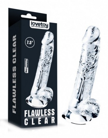 LoveToy - Flawless Clear Dildo 19 cm