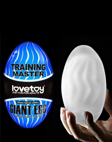 Love Toy - Giant Egg - Masturbation Egg - Blue